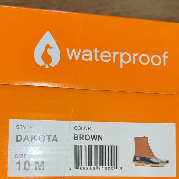 Sporto Dakota Waterproof Duck Boots Brown Women’s Size 10 - Picture 5 of 6